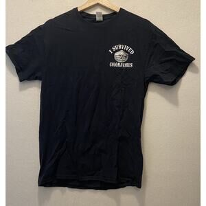 Bike Week (?) T-Shirt Unisex Med Black Daytona Beach Florida I Survived Corona